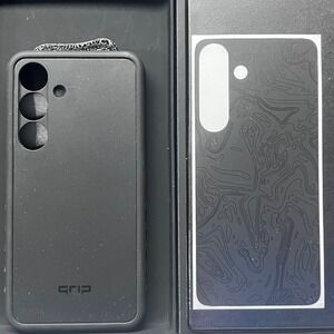 dbrand Grip Case Samsung Galaxy S25 MagSafe Black Topo Skin New Open Box